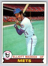 Elliott Maddox 1979 Topps #69 New York Mets See Photos