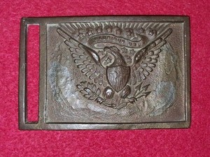 Dug Civil War 1851 Enlisted Eagle Sword Belt Plate Petersburg VA