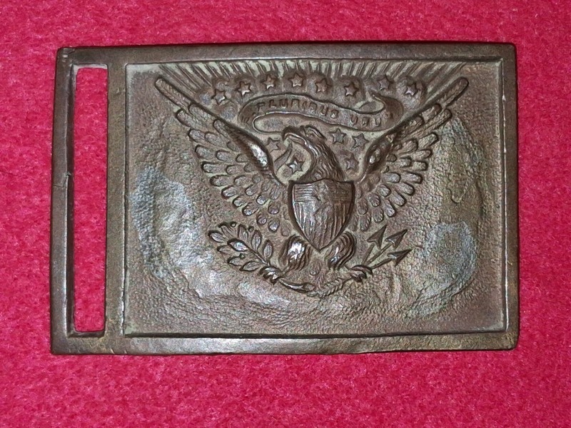 Dug Civil War 1851 Enlisted Eagle Sword Belt Plate Petersburg VA