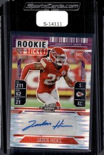 2024 Panini Contenders Optic #179 Jaden Hicks Purple Pulsar #/21