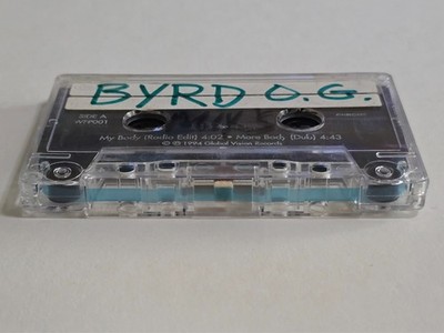 BYRD OG DEMO BEAT TAPE CASSETTE BEAT INSTRUMENTAL VTG DJ
