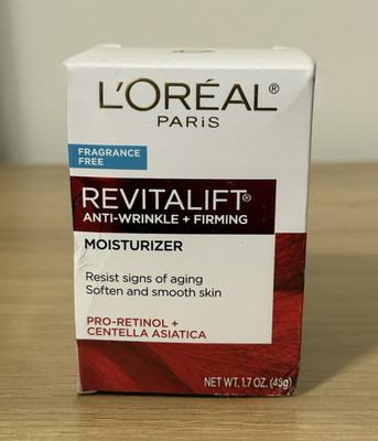 L'Oréal Revitalift Anti-Wrinkle Firming Moisturizer 1.7 oz Pro-Retinol BRAND NEW