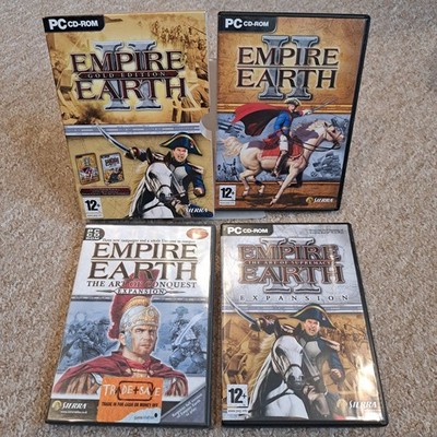 Empire Earth Gold Edition II & Art of Conquest Supremacy PC CD-ROM Videospiel
