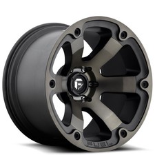 18x9 Fuel Wheels D564 Beast Black Machined With Dark Tint Off-road Rims 4pcs 18x9 Fuel Wheels D564 Beast Black Machined With Dark Tint Off-road Rims 4pcs