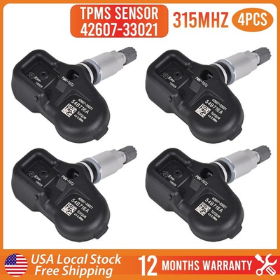 #ad 4x Programmed TPMS Tire Pressure Sensor 4260733021 PMV 107J for Toyota Corolla $26.99