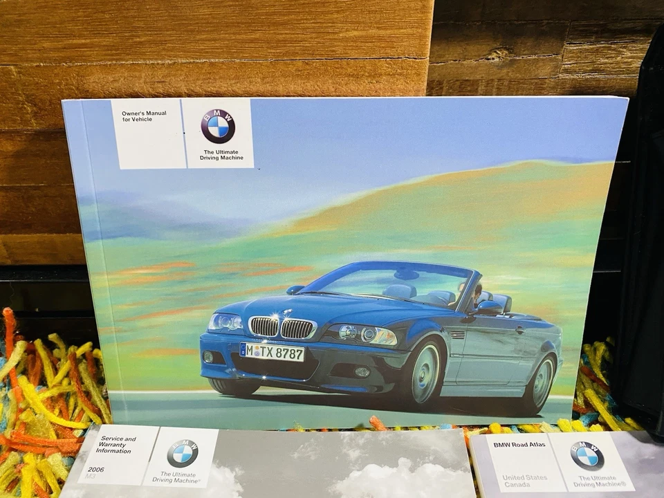 BMW M3 2006 convertible manual del propietario almacenado🟣 + navegación BK + SERVICIO BK sin usar Foto 2 de 4