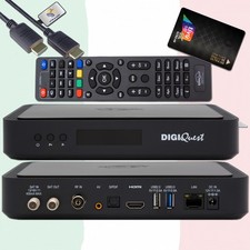   Schwarze TiVuSat Smartcard + DIGIQuest Q99 ...