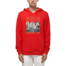Konus Men's Graphic Pullover Hoodie in Red