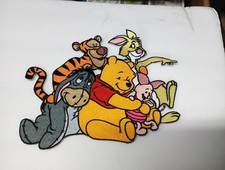Winnie The Pooh Friends Pooh Gang Walt Disney Iron On Patch 8 x 7 New