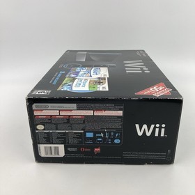 Nintendo Wii with Wii Sports + Wii Sports Resort Black Console System Bundle