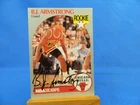 BJ Armstrong Hoops 1990 RC Rookie Hand Signed Autograph Auto