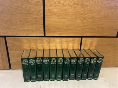 Der Grosse Brockhaus - 12 Bände - 18.Auflage -  Goldrand  TOP Zustand