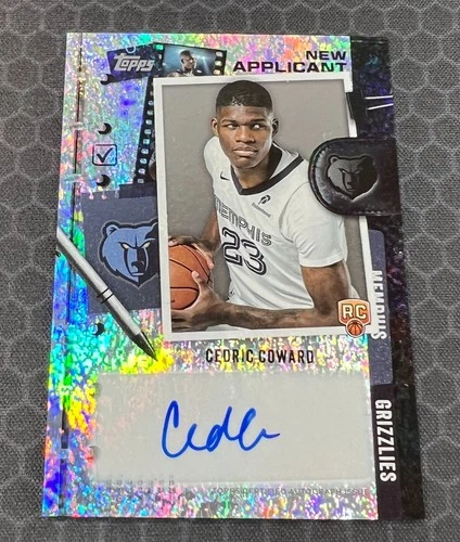 2025-26 Topps - New Applicants Autographs Cedric Coward #NA-CC (AU, RC)