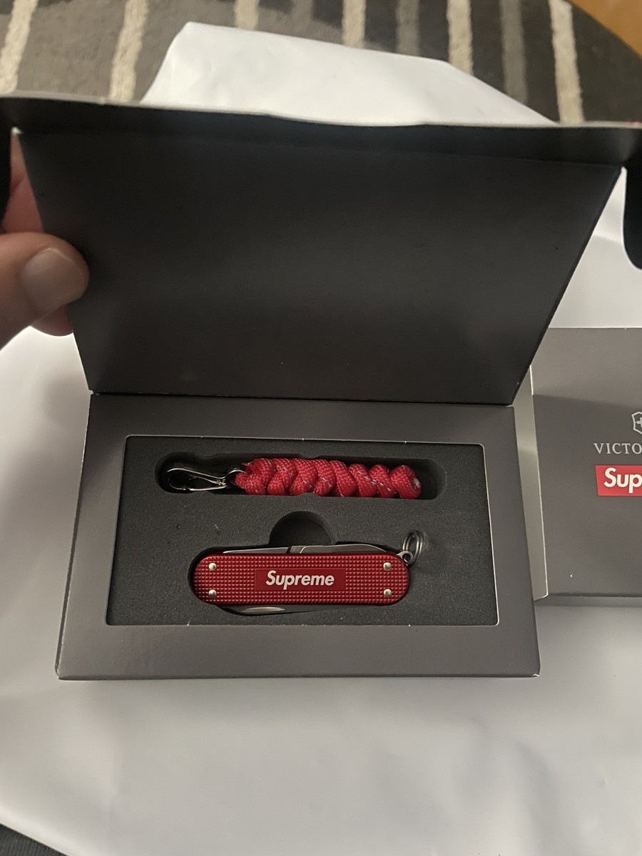 Supreme x Victorinox 25th Anniversary Red Alox Swiss Army Knife