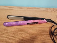 Plancha plana de cerámica Remington, 1 pulgada, dos ajustes de calor S1520 probada