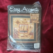 Easy Accents Sail Away Needlepoint Kit 06207 Old World Nautical Map SEALED