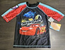 Lightning McQueen UPF 50 Shirt Beach Pool Park Boys Kids 5 / 6 Disney Store