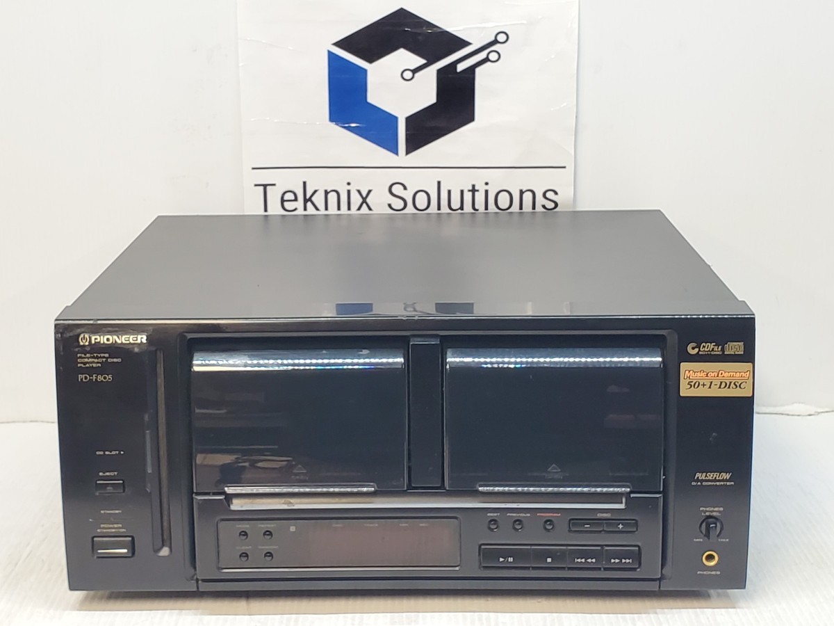 Pioneer PD-F805 File Type Compact Disc Player 50+1 Disc TESTD GOOD