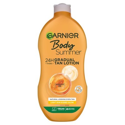 Garnier Summer Body allmähliche Bräune Feuchtigkeitscreme leicht für einen strahlenden sonnengeküssten Glanz