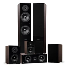 Fluance Elite Home Theater 7.0 Speaker System - Walnut