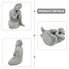 Statue Ornamento Buddha Effetto Giardino Piante da Giardino Interno Esterno Resi