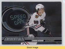 2023-24 Upper Deck Credentials Speed of the Game Rookies Connor Bedard READ 9be