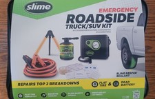 New Never Used Slime Emergency Roadside Kit Flat Tire Kit Battery Cables