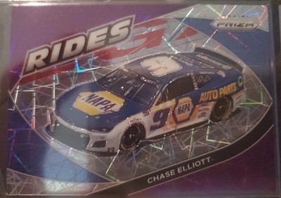 2022 panini prizm racing Chase Elliott Rides Purple Velocity 075/199