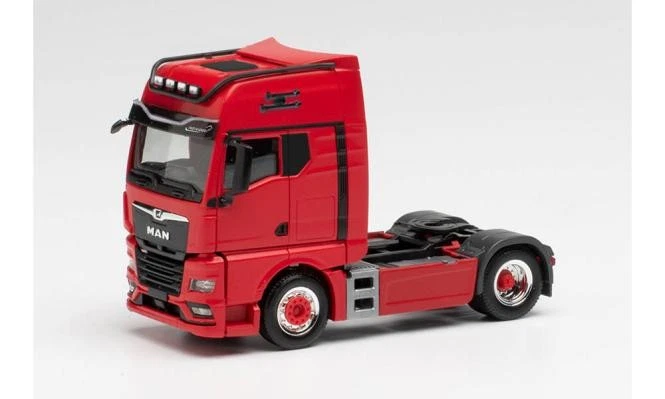 Herpa LKW MAN TG-X GX/Aerop. SZM Lion rot Lampenbügeln 313711 - Bild 1 von 1
