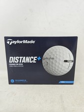New TaylorMade Distance Golf Balls Pack of 12 White NIB 4 Sleeves 3 Balls Each