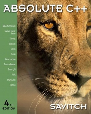 Absolute C++ (4th Edition)