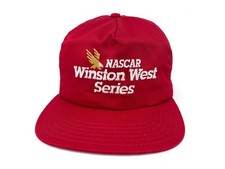 Vintage NASCAR Hat 90s Winston West Series Snapback Cap Racing H23