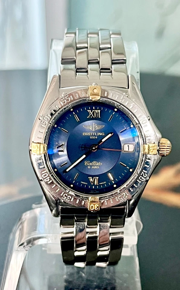 Reloj Breitling Callisto B64046 Damas 34mm Oro Amarillo 18k y Papeles Inoxidable Foto 2 de 4