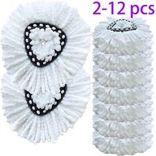 2/12 x Replacement Microfiber Mop HEAD For O-Cedar Spin Mop Easy Clean Wring