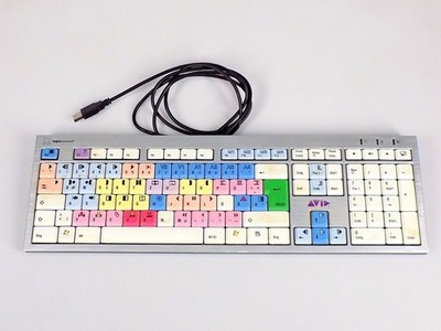 Avid Logickeyboard LXH-JME7596H QWERTZ Deutsch USB Video Editing Tastatur