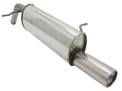 Novus Edelstahl Sportendschalldämpfer für Peugeot 208 1 x 90mm