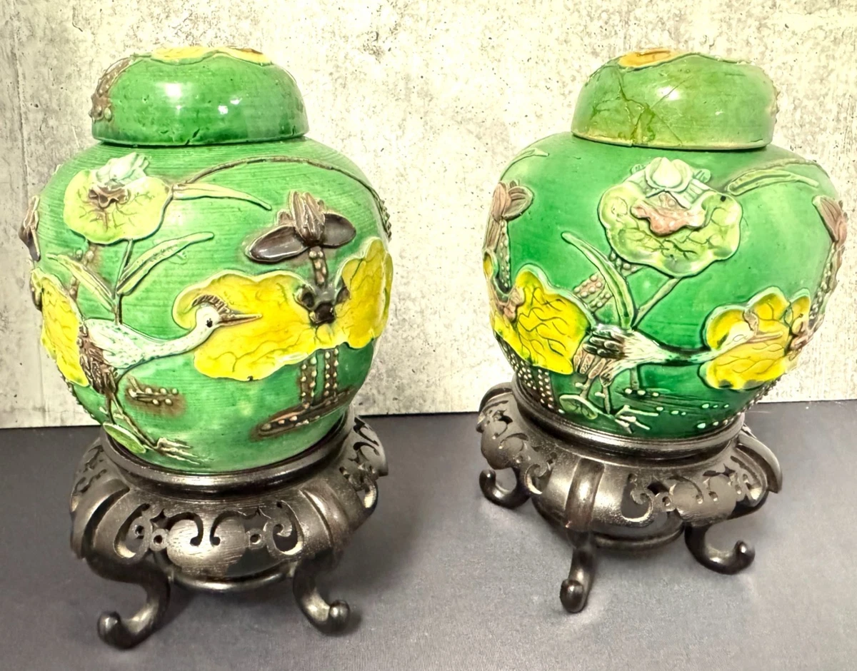 陶瓷绿色1850-1899 亚洲古董| eBay