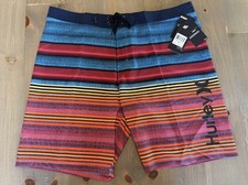 Men's Hurley Phantom 20" Board Shorts 890779 Swimming Trunks Suit Men's Sz 38