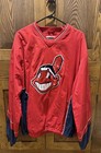 MLB Genuine Merchandise Cleveland Indians Chief Wahoo Pullover Jacket Men's XL