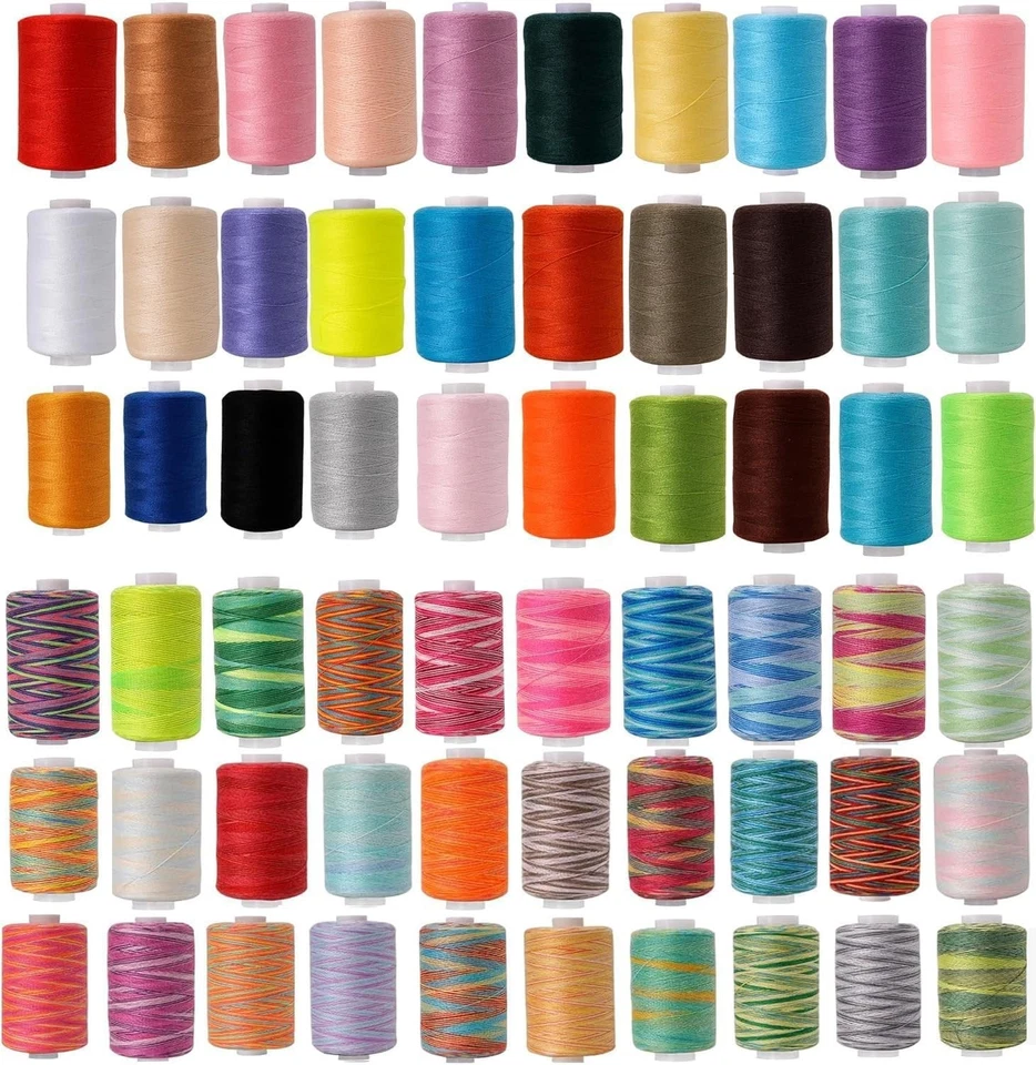 Creative Crafting Essentials: 60-Color Sewing Thread Kit – 1000 Yards Each - Image 4 of 4