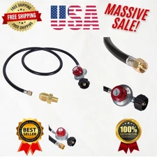 Versatile 5FT High Pressure Propane Regulator for Cooker, Fryer, and Burner