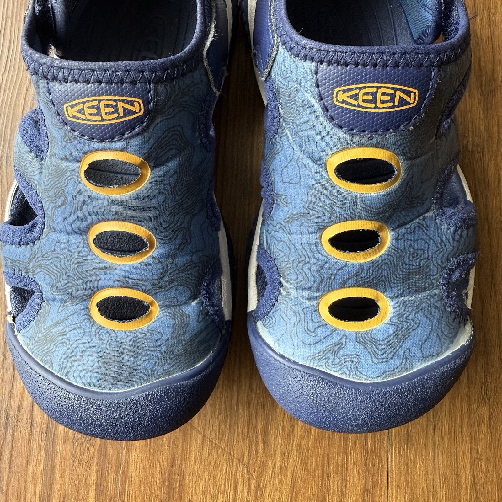 Sandali acqua Keen Stingray ragazzo 10 blu punta chiusa scarpe outdoor bambini giovani