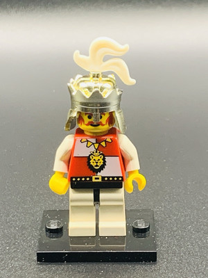 LEGO Royal Knights - König, mit schwarz/weißen Beinen (cas059)
