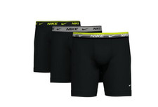 NEW Mens Nike Dri-FIT Essential 3-pack Stretch Long-Leg Boxer Briefs KE1168962 S