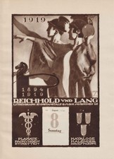 CINDERELLA/POSTER STAMP 9.4 see desc. Double-sided printing Hohlwein large size