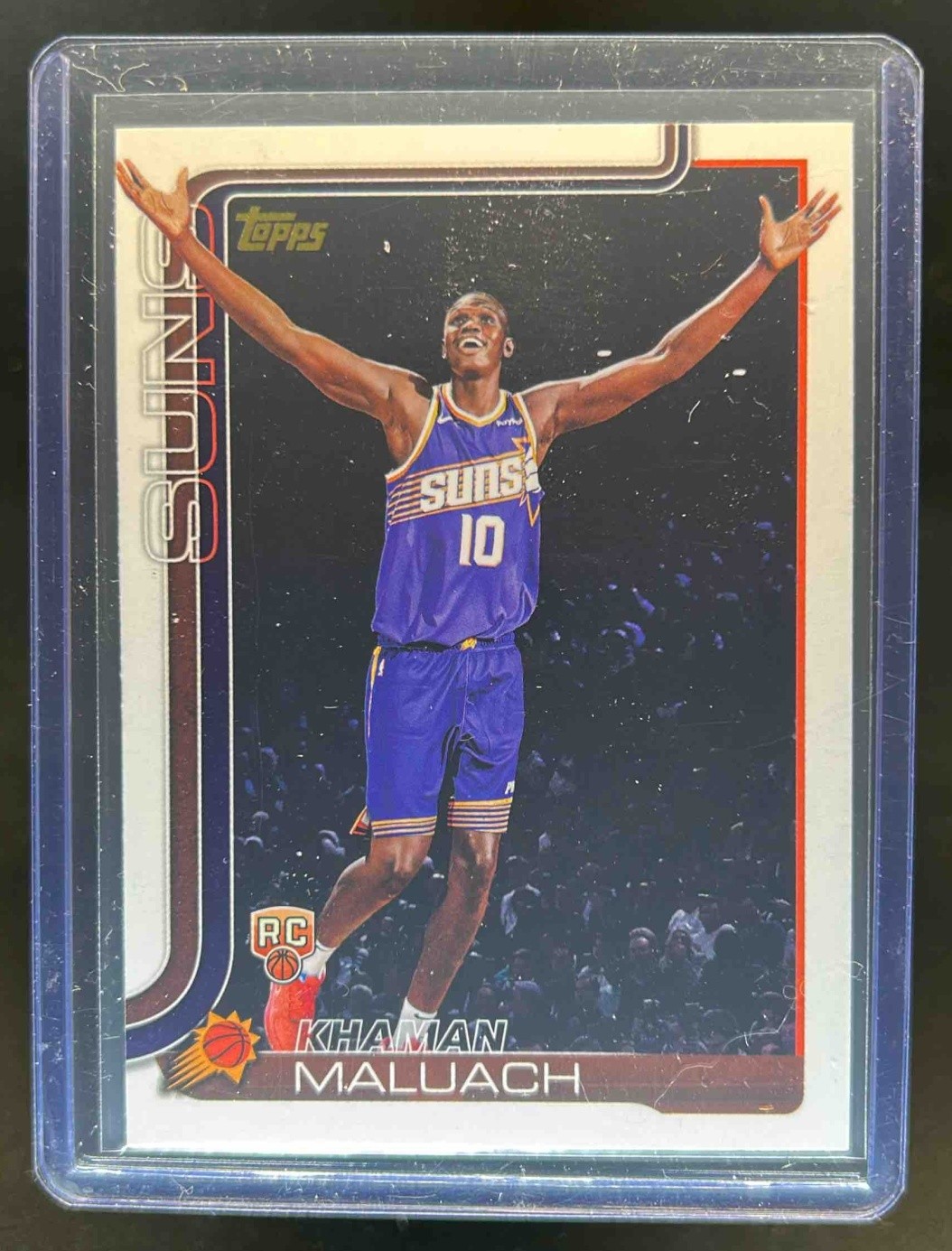 2025-26 Topps Khaman Maluach Golden Mirror Image Variation SSP RC #210 Suns