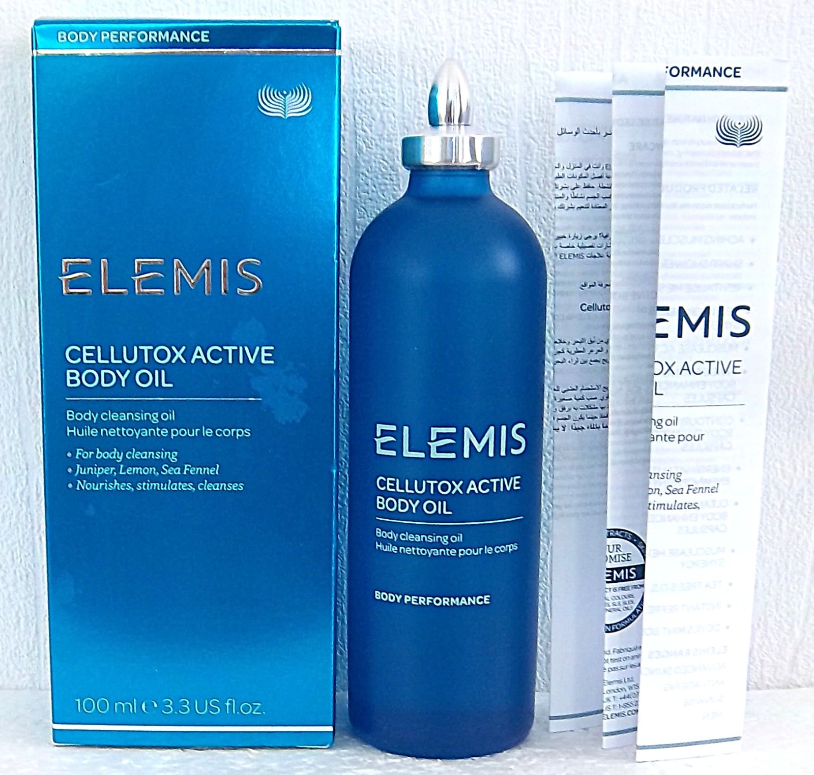 ELEMIS CELLUTOX ACTIVE BODY OIL 100ML NEW & BOXED COMPLETE WITH ELEMIS LEAFLET