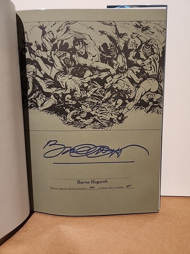 ERB TARZAN In Color Set/19 HCDJ Limited Ed Books 13 S/N by BURNE HOGARTH NBM - Picture 14 of 17