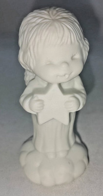 Kleine Little Gallery by Hallmark Porzellan Engel Star Bringer 1980 in OVP