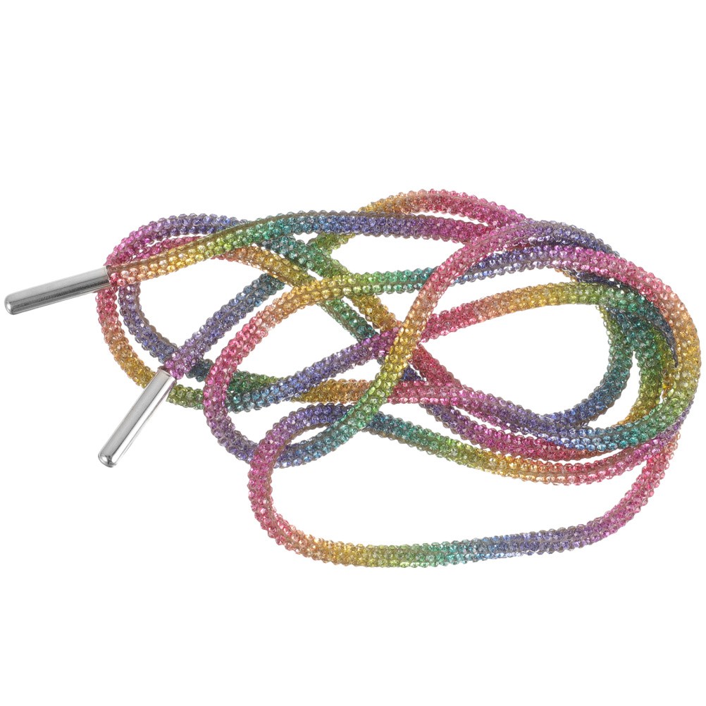 APL Laccio per scarpe cristallo lavoro miss abbigliamento strass corda strass scarpe strass